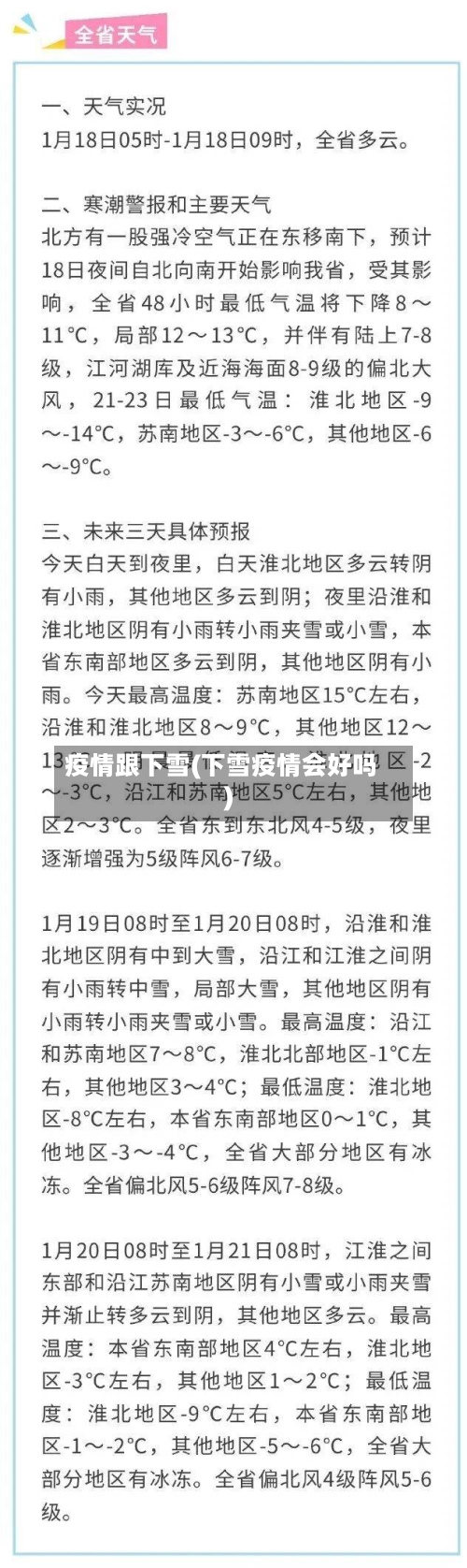 疫情跟下雪(下雪疫情会好吗)-第3张图片