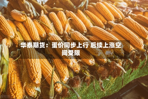 华泰期货：蛋价同步上行 后续上涨空间受限