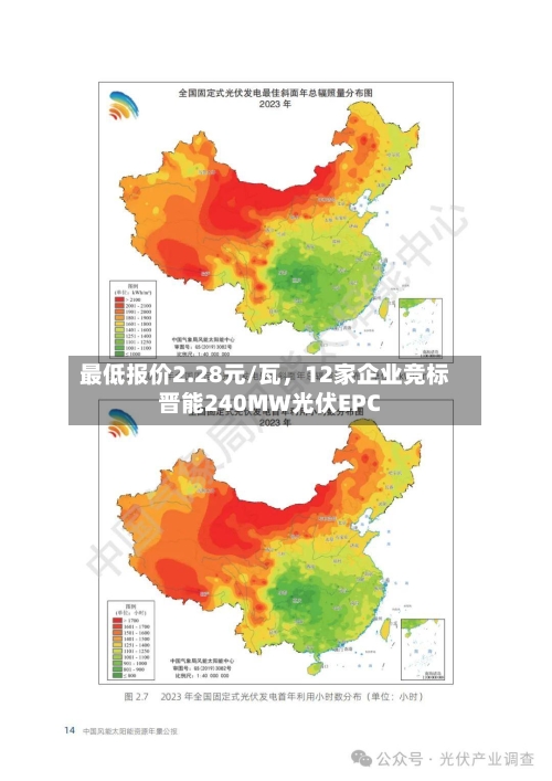 最低报价2.28元/瓦，12家企业竞标晋能240MW光伏EPC-第2张图片