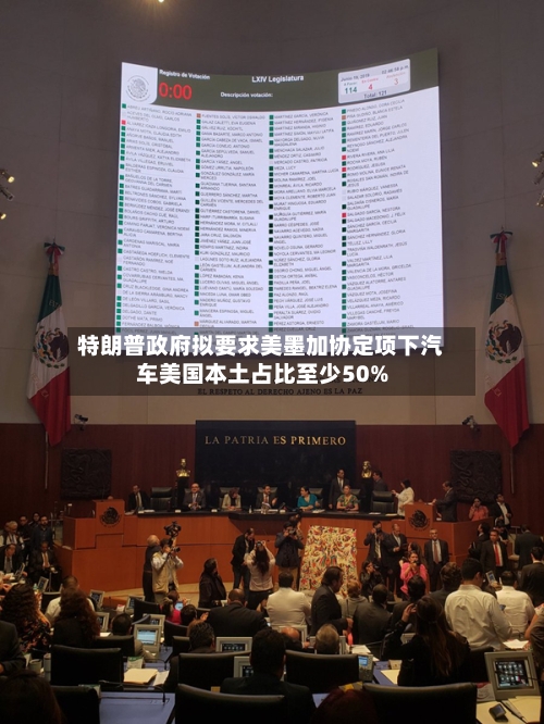 特朗普政府拟要求美墨加协定项下汽车美国本土占比至少50%-第3张图片