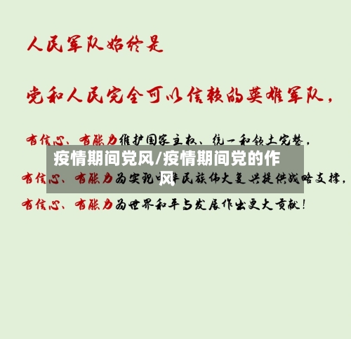 疫情期间党风/疫情期间党的作风