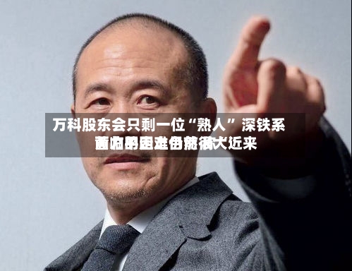 万科股东会只剩一位“熟人” 深铁系黄力平走上台前 称“近来面临的困难仍然很大”