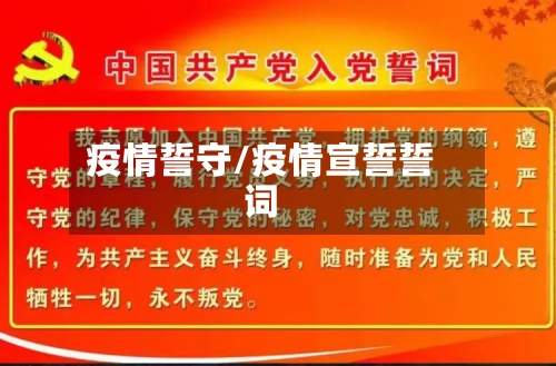 疫情誓守/疫情宣誓誓词