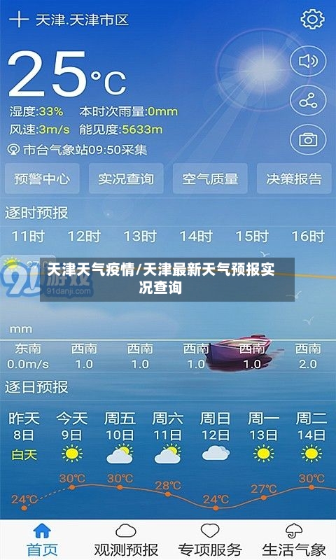 天津天气疫情/天津最新天气预报实况查询