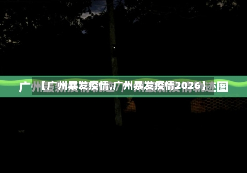 【广州暴发疫情,广州暴发疫情2026】-第3张图片